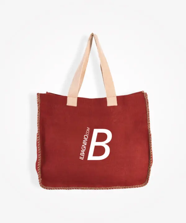 Borsa mare in juta 45x18x38