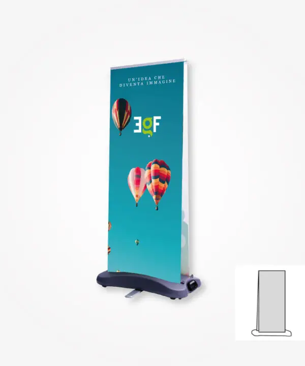 Roll up bifacciali da esterno