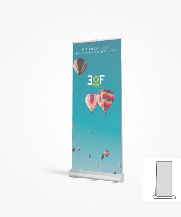 Roll up bifacciali da interno