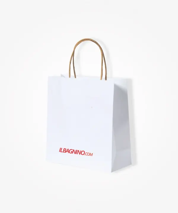 Shopper bianco 100gr. 22x23x9