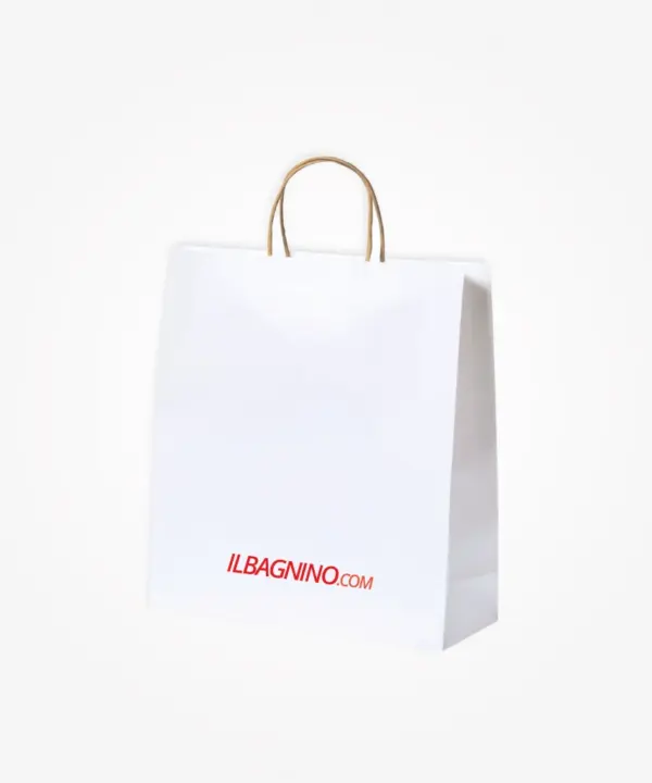 Shopper bianco 100gr. 25x31x11