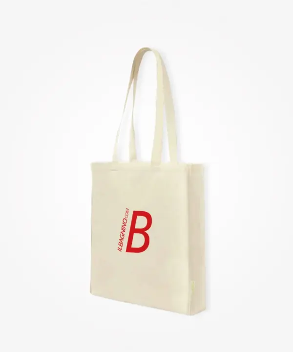 Shopper cotone soffietto 140gr. 38x42x8