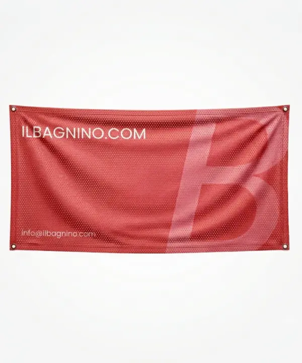 Striscione microforato per esterno