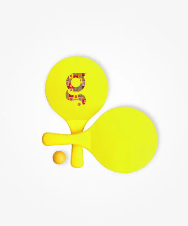 Racchette Spiaggia in legno (kit 2 pz)