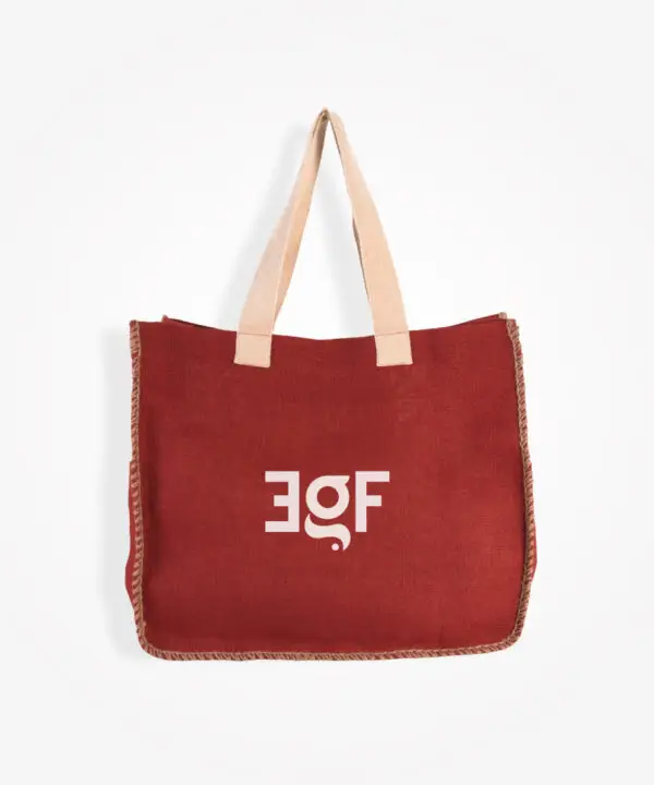 Borsa mare in juta 45x18x38