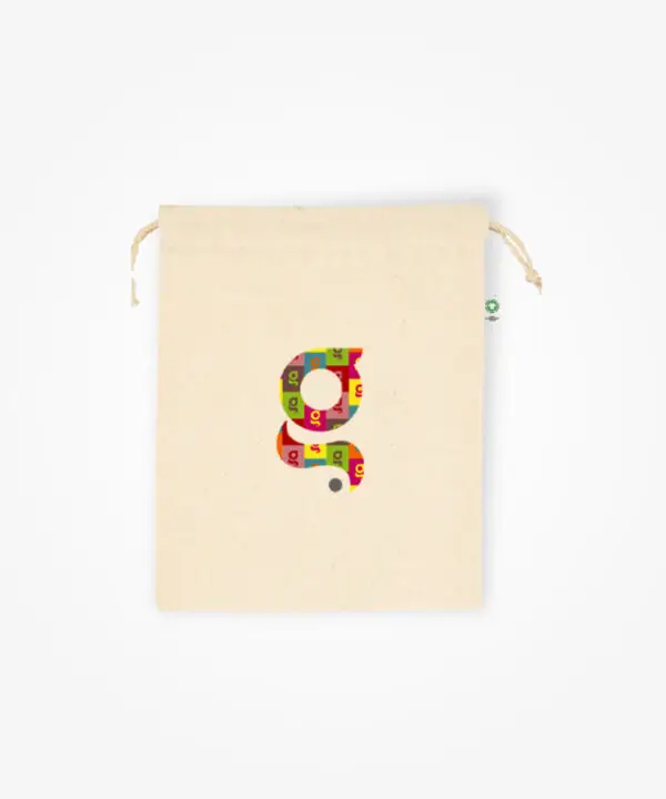 Sacca in cotone naturale 20x25 150gr.