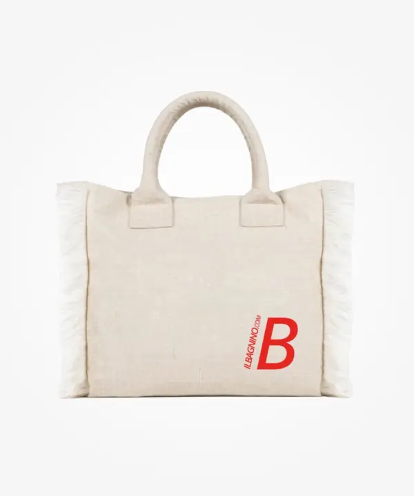 Borsa grande con frange 37x32x20