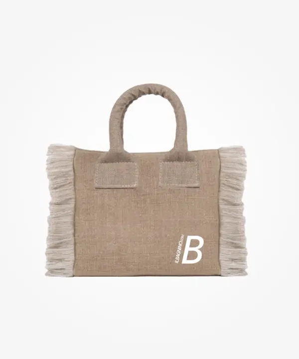 Borsa piccola con frange 25x21x15